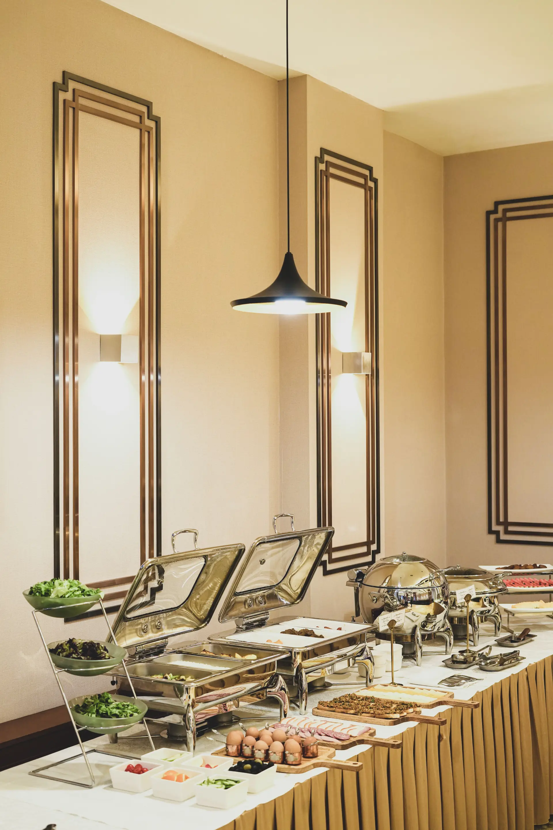 Buffet internacional de alta gama
