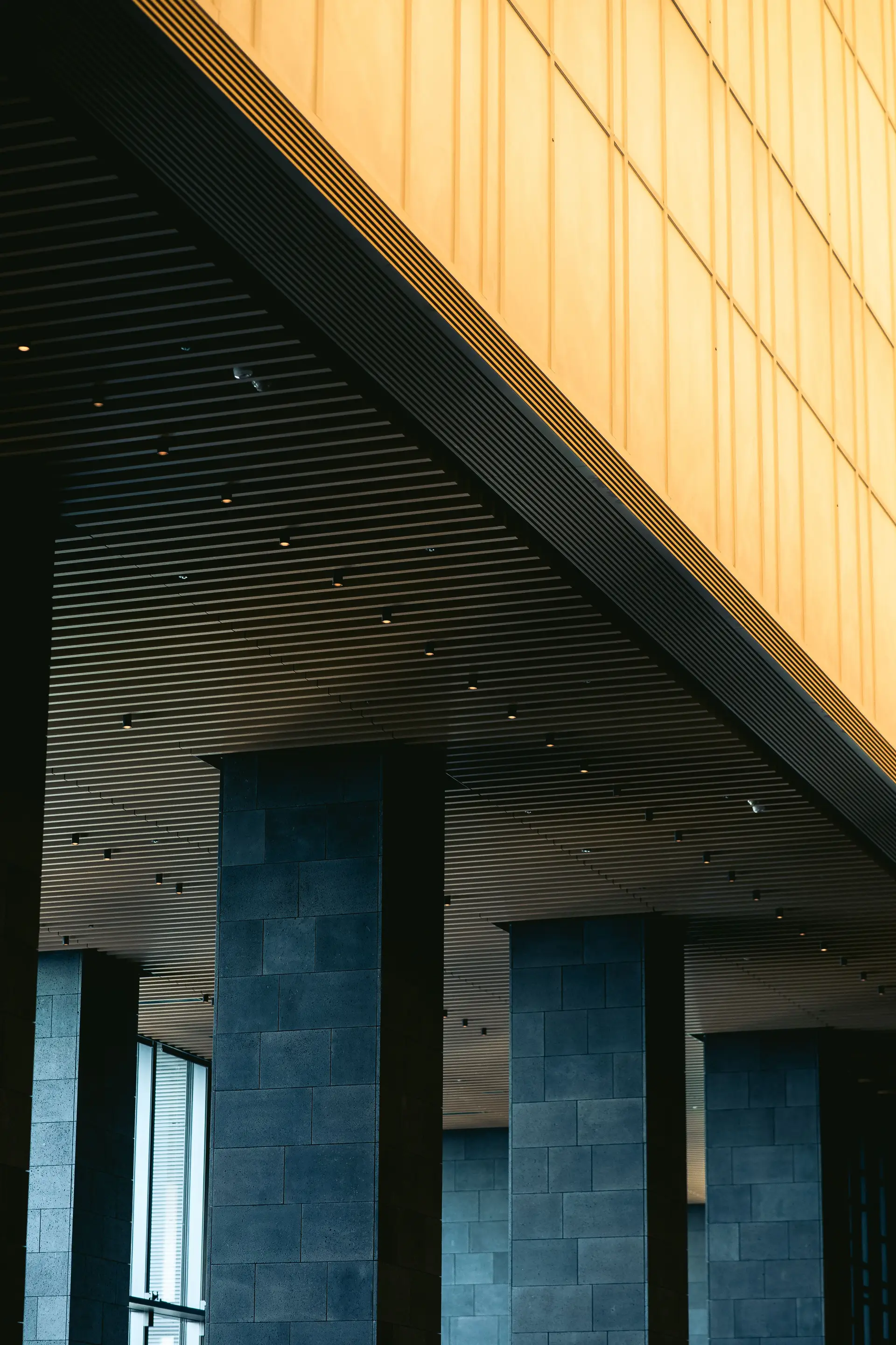 Diseño minimalista de hotel