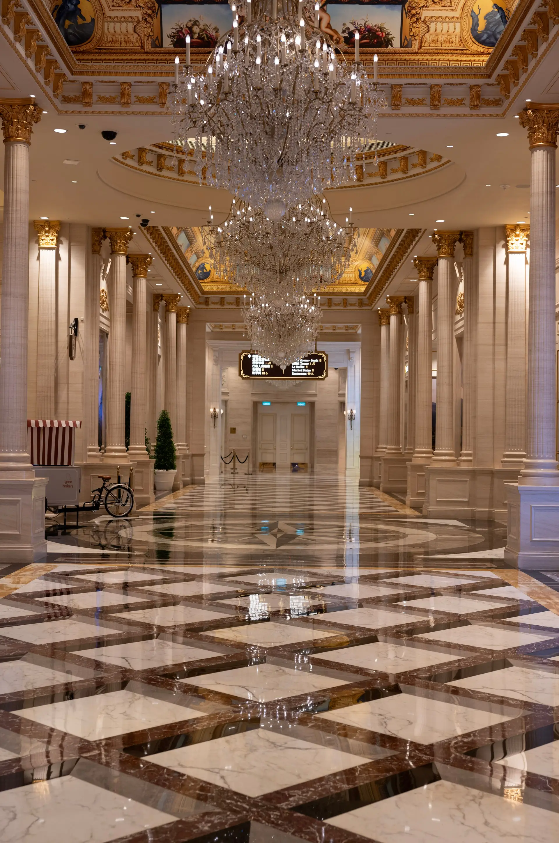 Interior del casino elegante